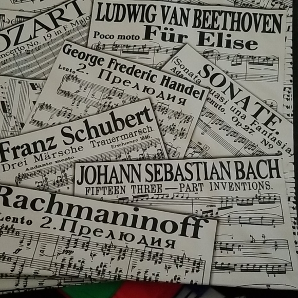 Shopping Bag/sheet music design - Picture 1 of 2